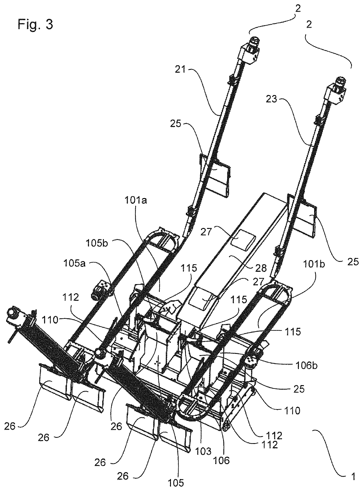 Loading station for a pocket conveyor