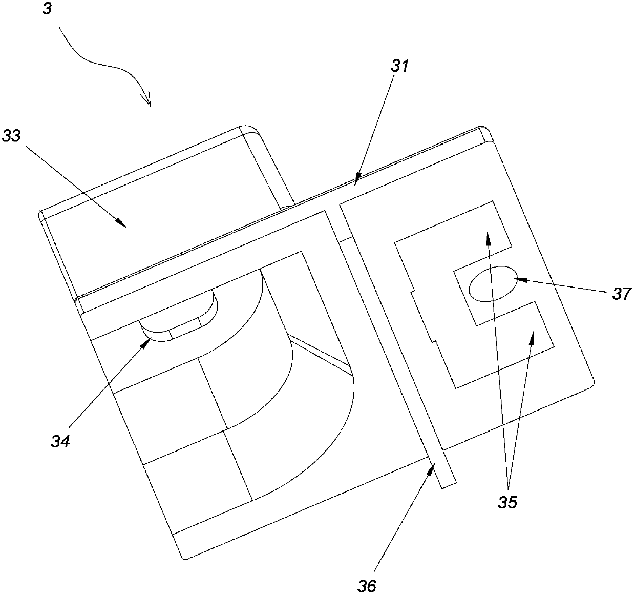 LED (light emitting diode) light source module connecting piece