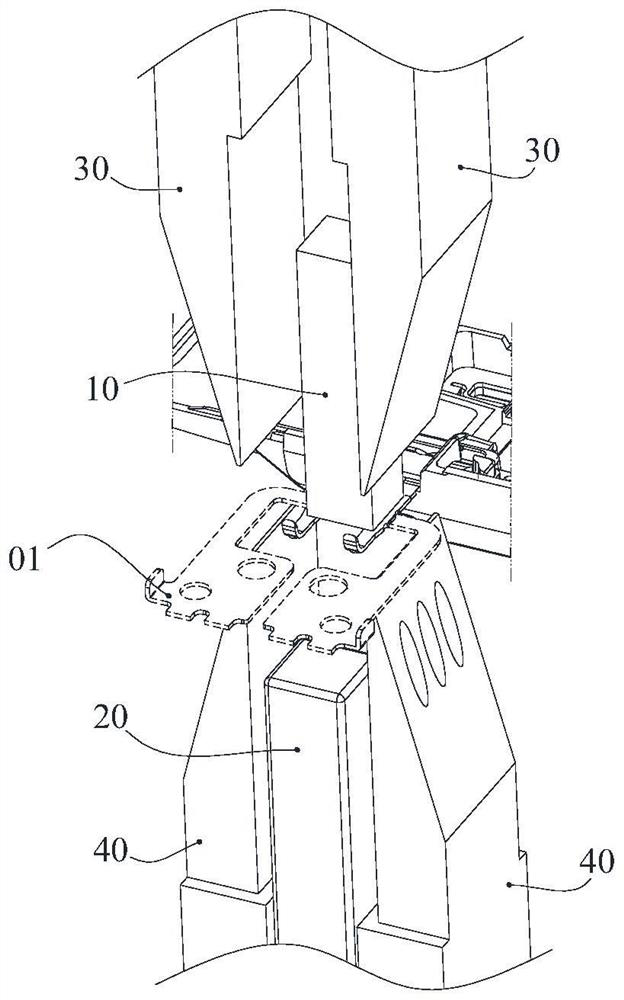 Positioning piece folding mechanism and method