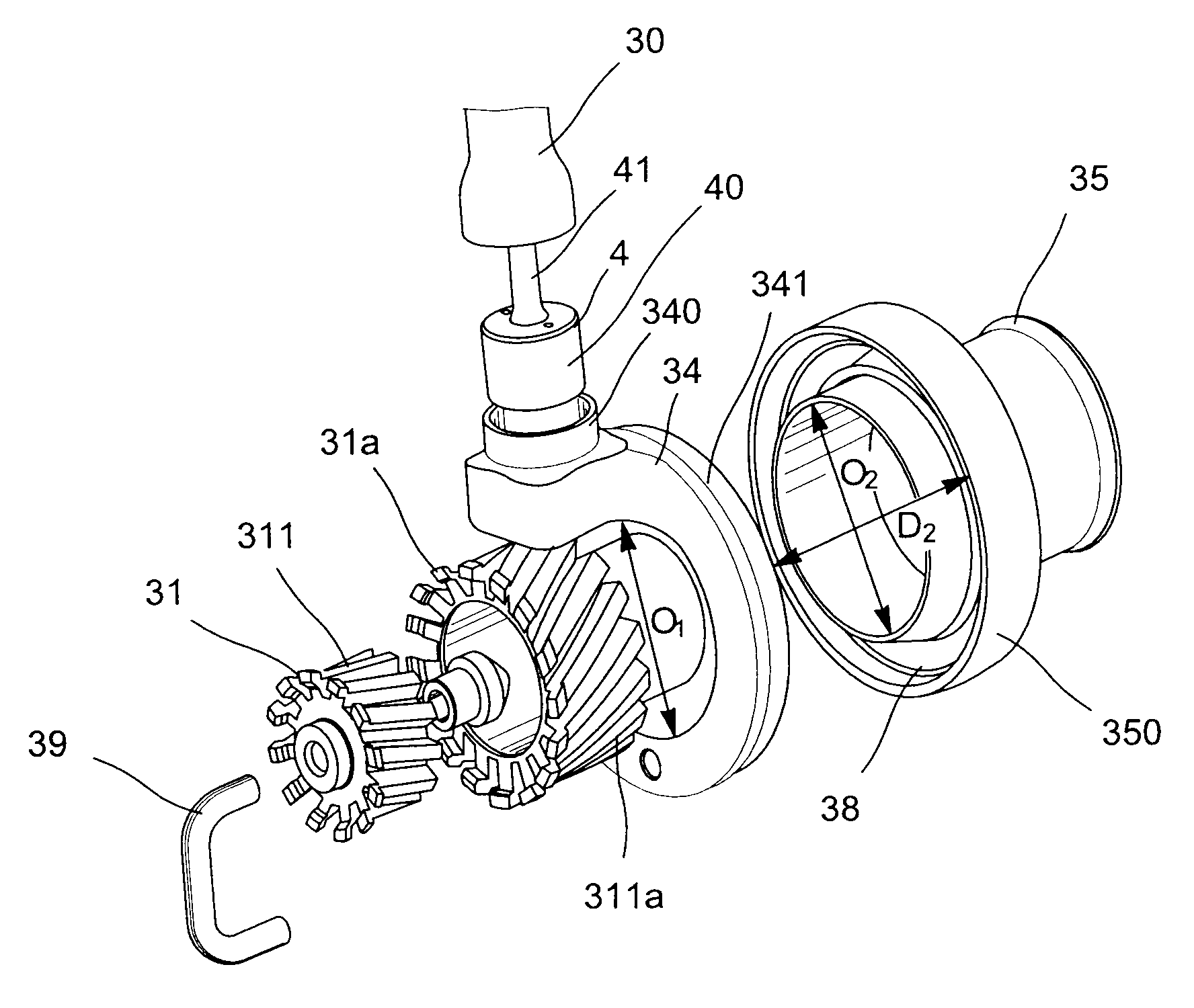 Multipoint injector for turbomachine