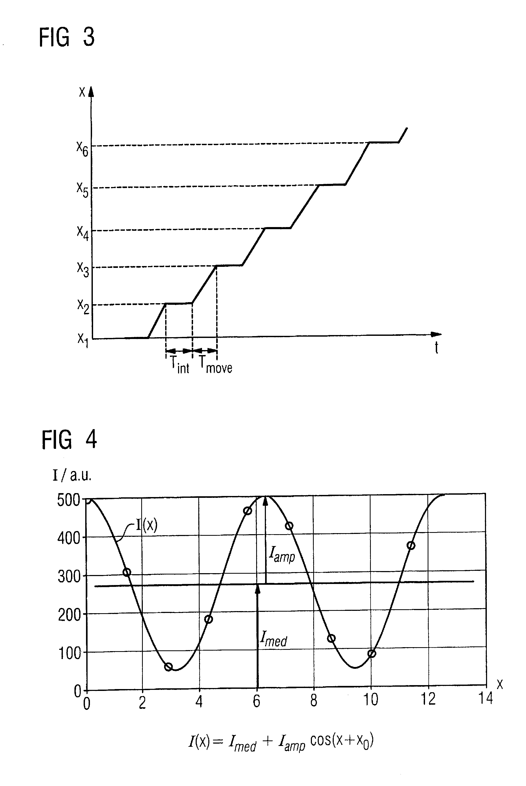 Method to determine phase and/or amplitude between interfering, adjacent x-ray beams in a detector pixel in a talbot interferometer