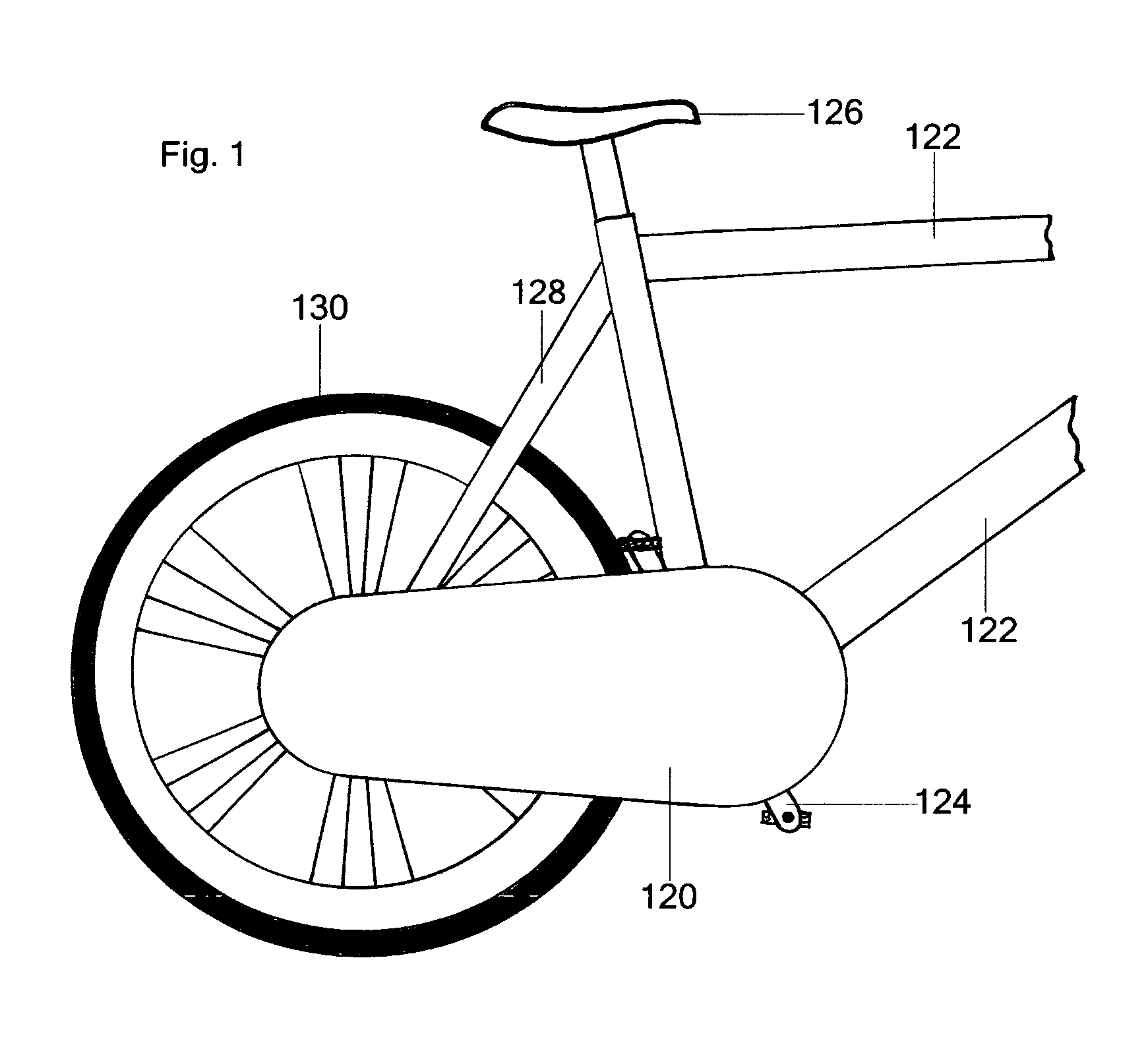Protective cover for bicycle drive train elements