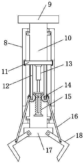 Loading and unloading device capable of converting tool bit direction