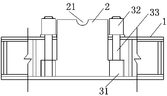 Micro-adjustment device for improving elevation precision of hanging belt of bridge construction hanging basket