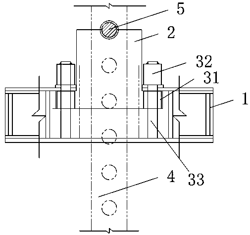 Micro-adjustment device for improving elevation precision of hanging belt of bridge construction hanging basket