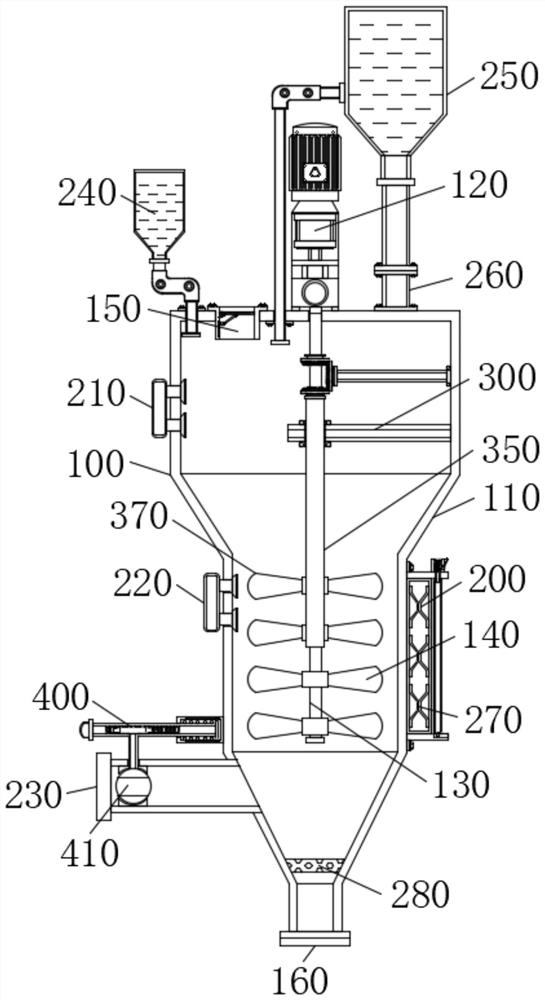 A device for modifying molecular sieve materials and its application method