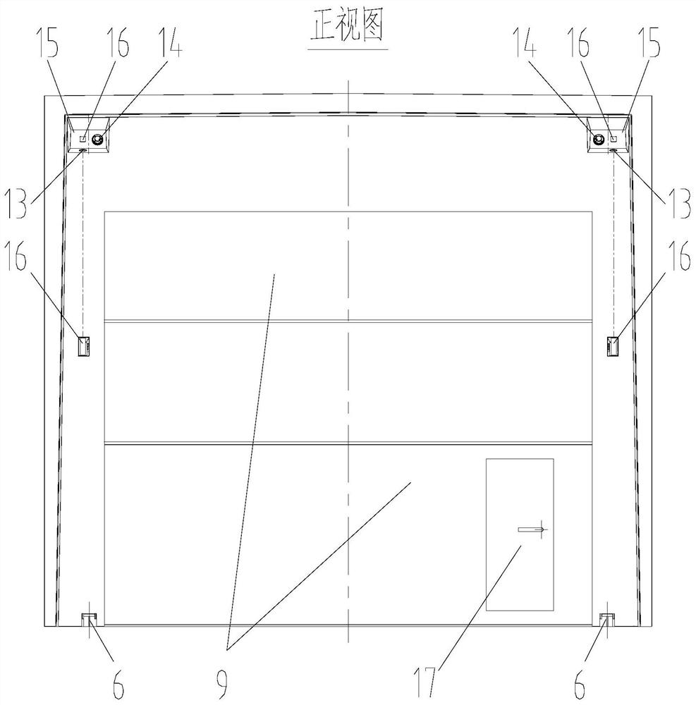 Motor-driven telescopic hangar