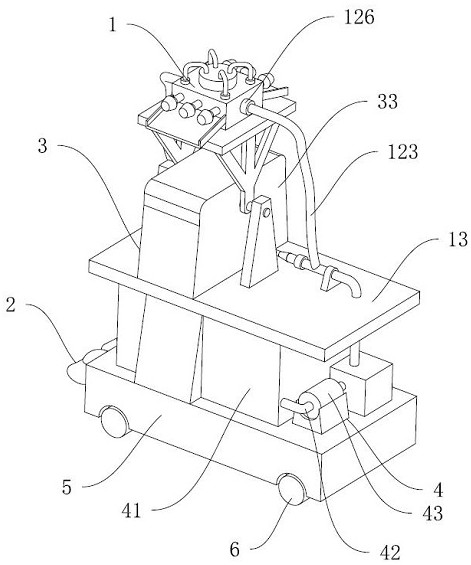 Passive pressurized overturning type ecological environmental protection engineering greening device