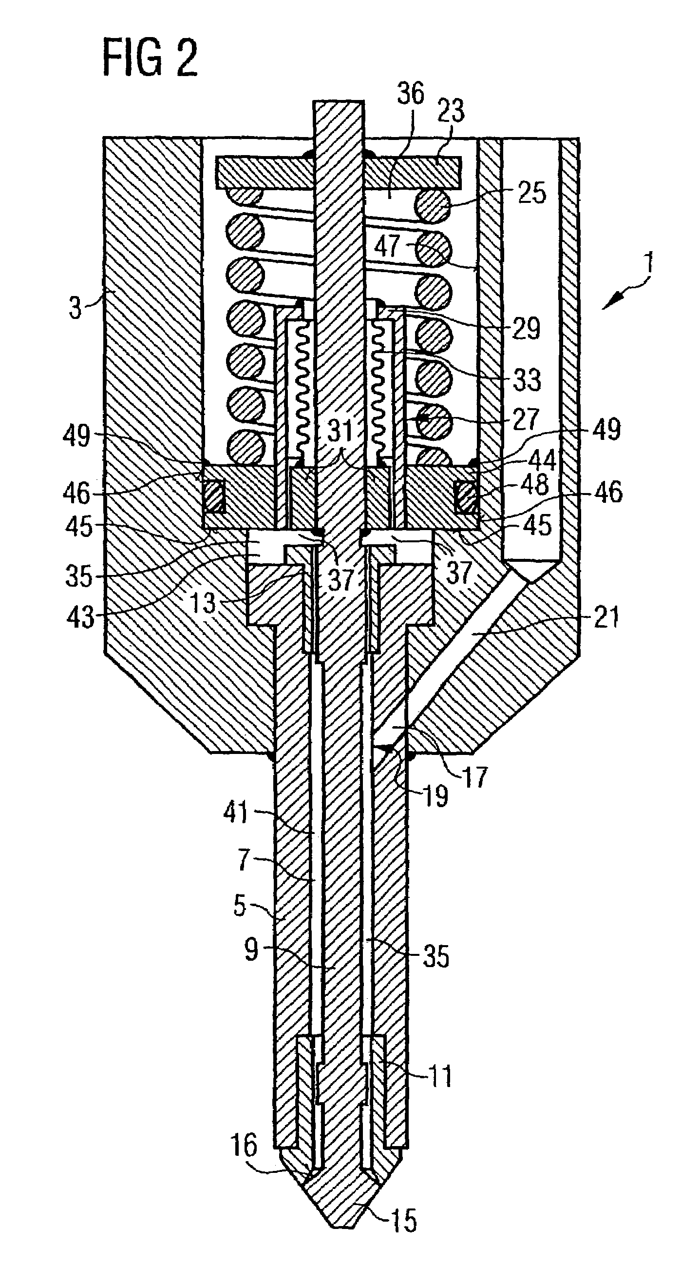Fluid dosing device with a throttle point
