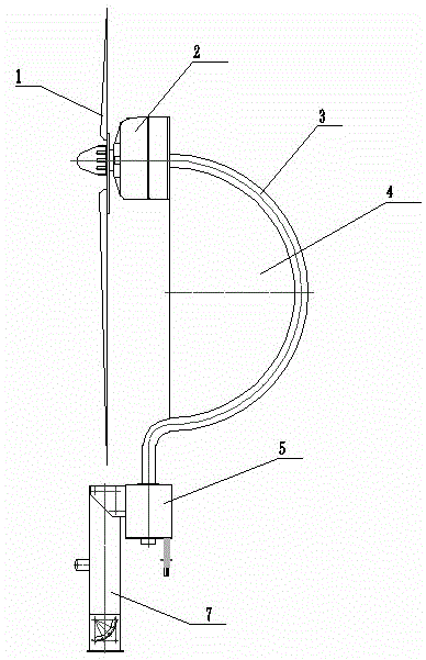 Brushless claw-pole excitation wind power generation device