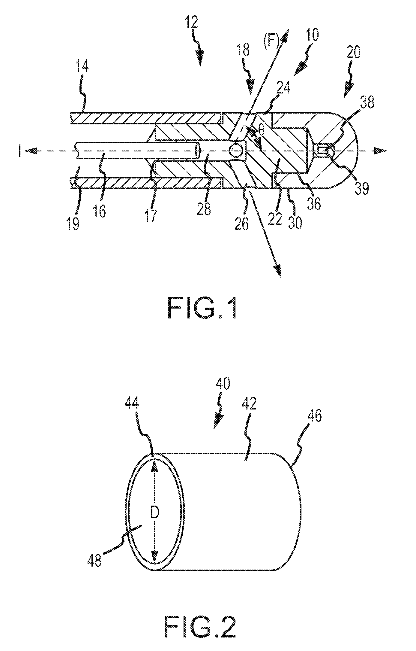 Irrigated ablation catheter assembly having a flow member to create parallel external flow