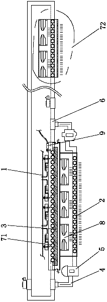 Vacuum circulative radiating system for electric driver of electric vehicle