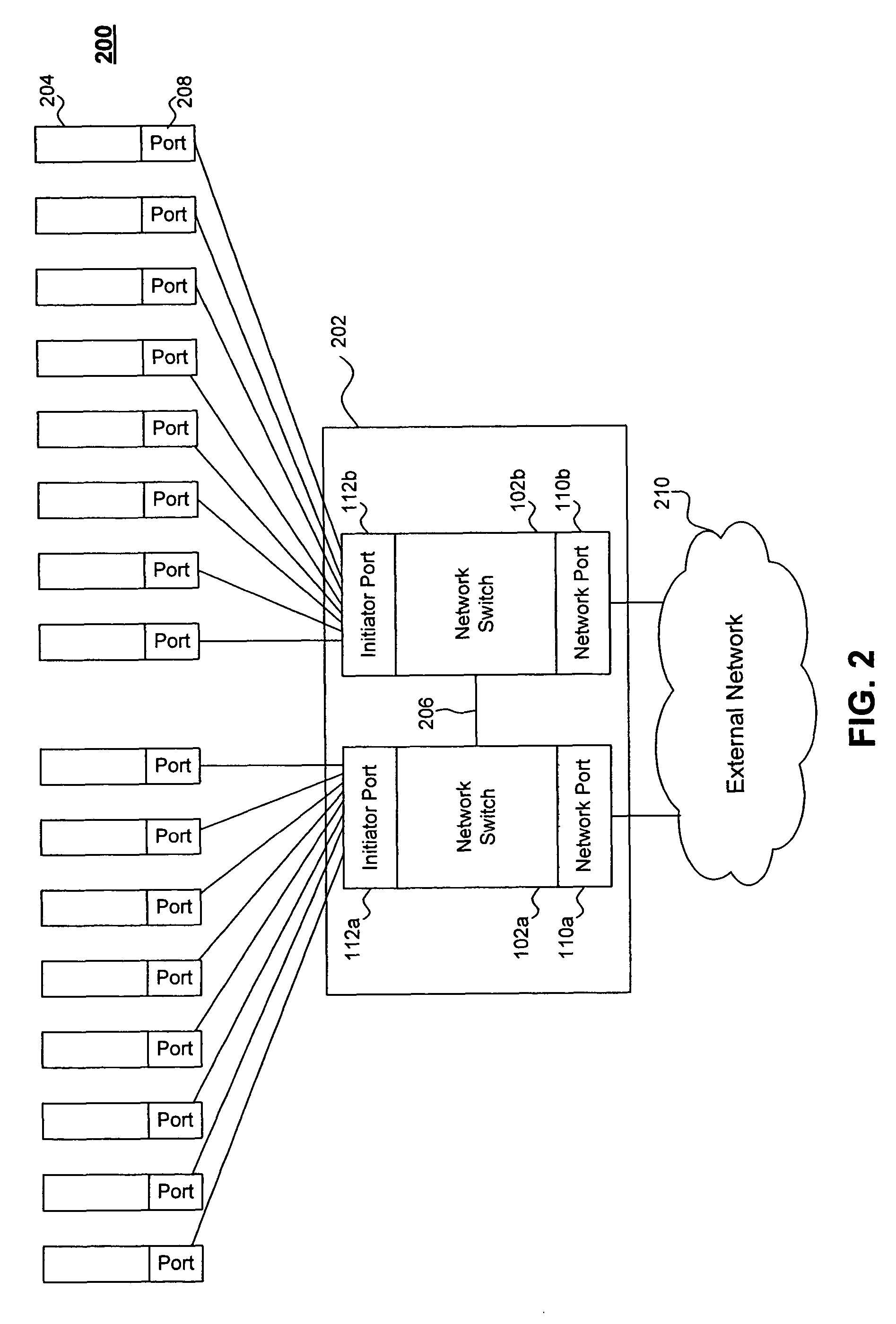 Apparatus and system for coupling and decoupling initiator devices to a network using an arbitrated loop without disrupting the network