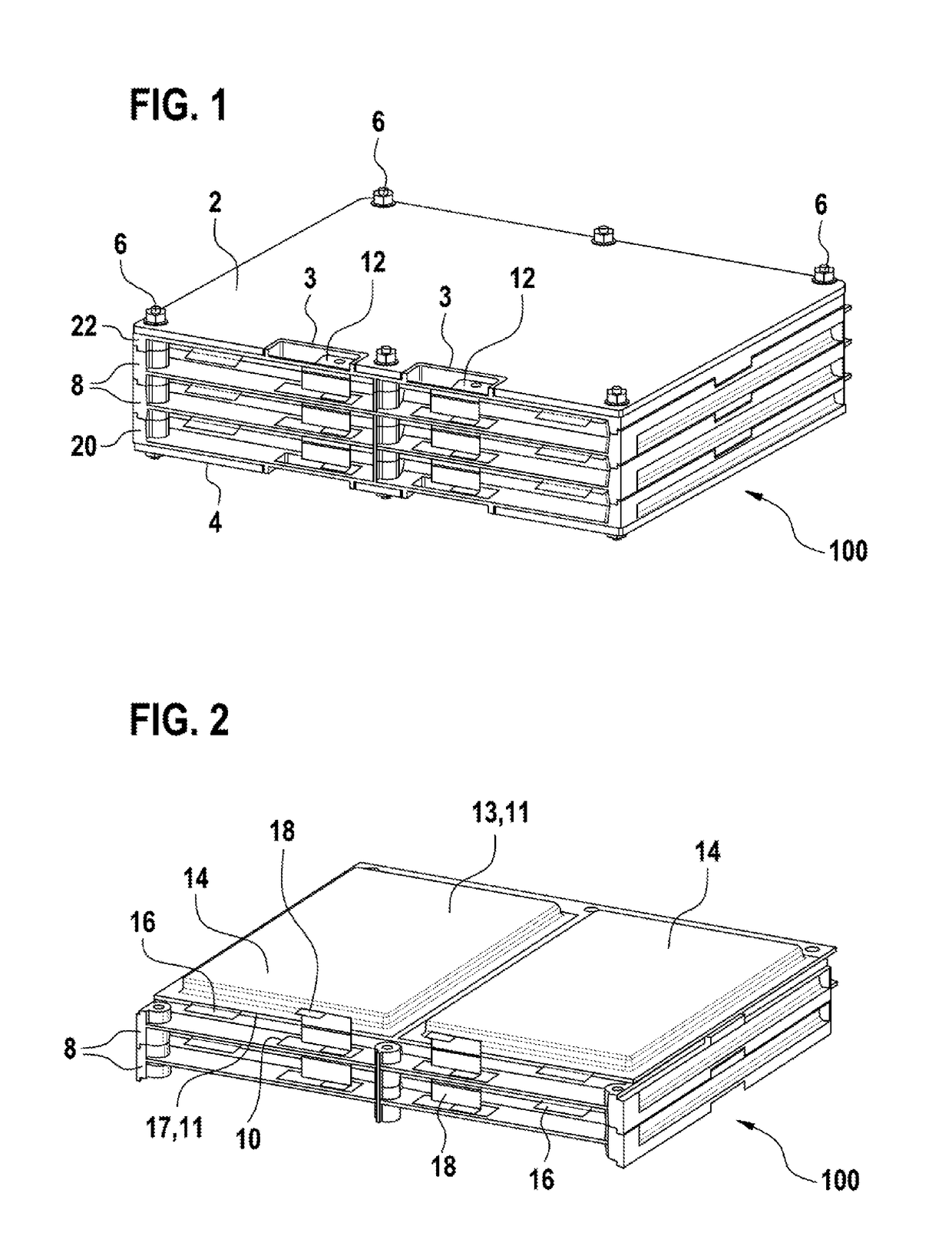 Cell frame for accommodating pouch cells