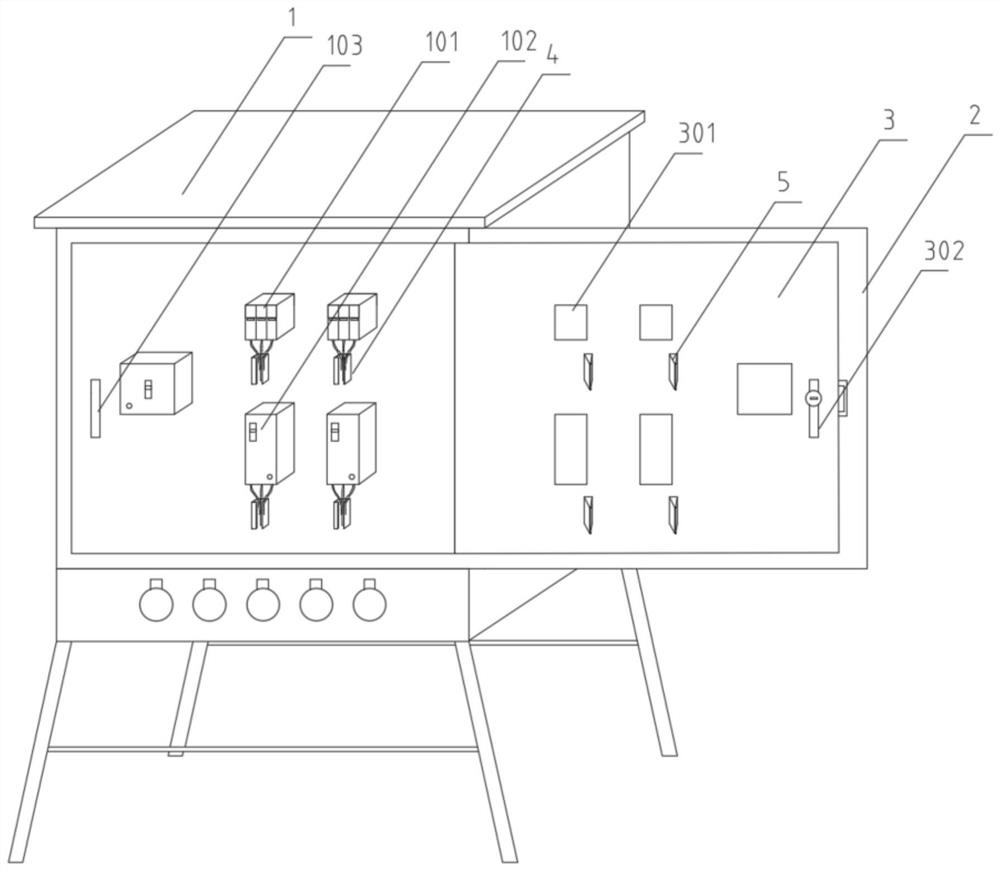 A distribution box for automatic wiring