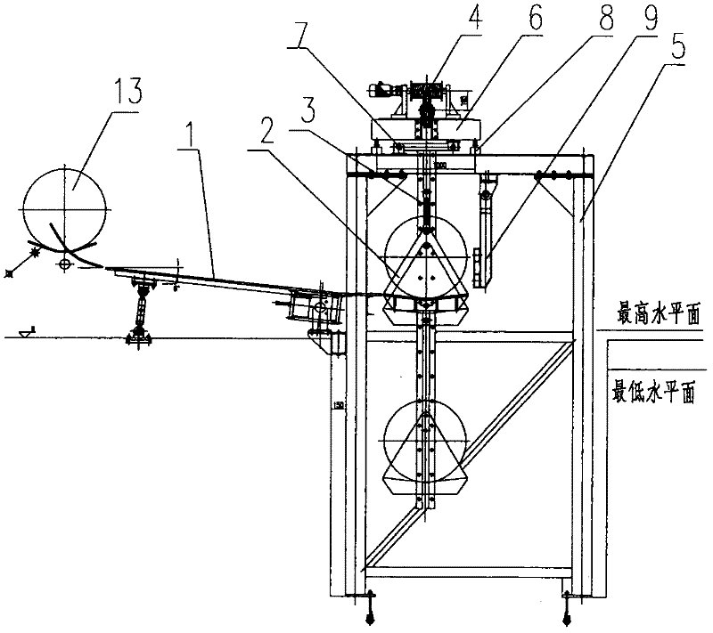 Weighing device of carbon extruder