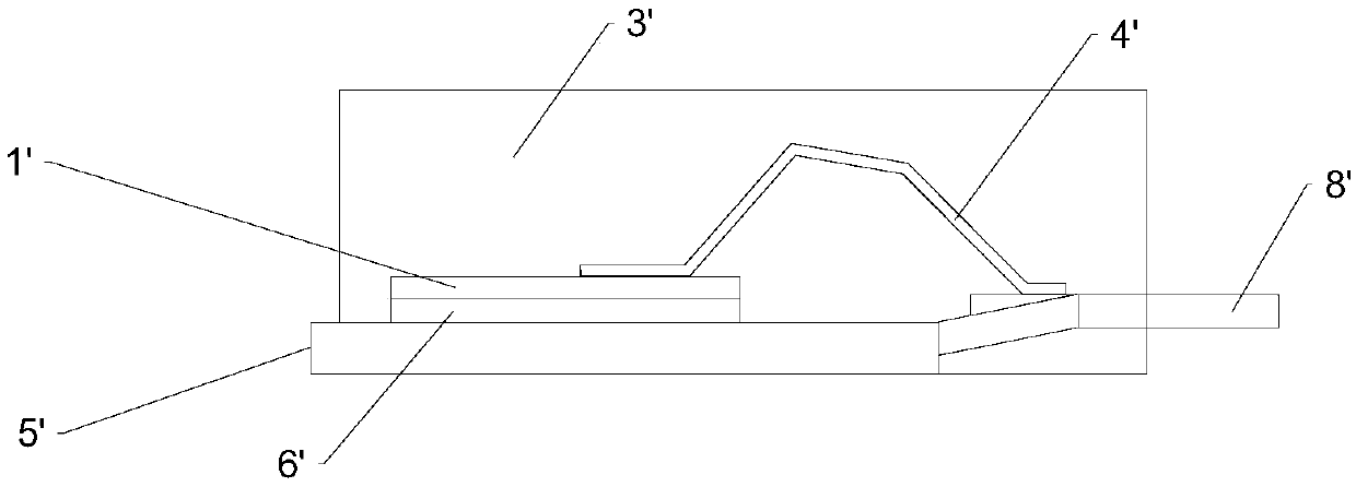 Electronic component packaging structure and packaging method