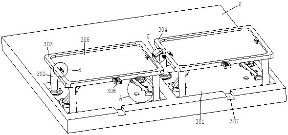 Storage device for storage battery