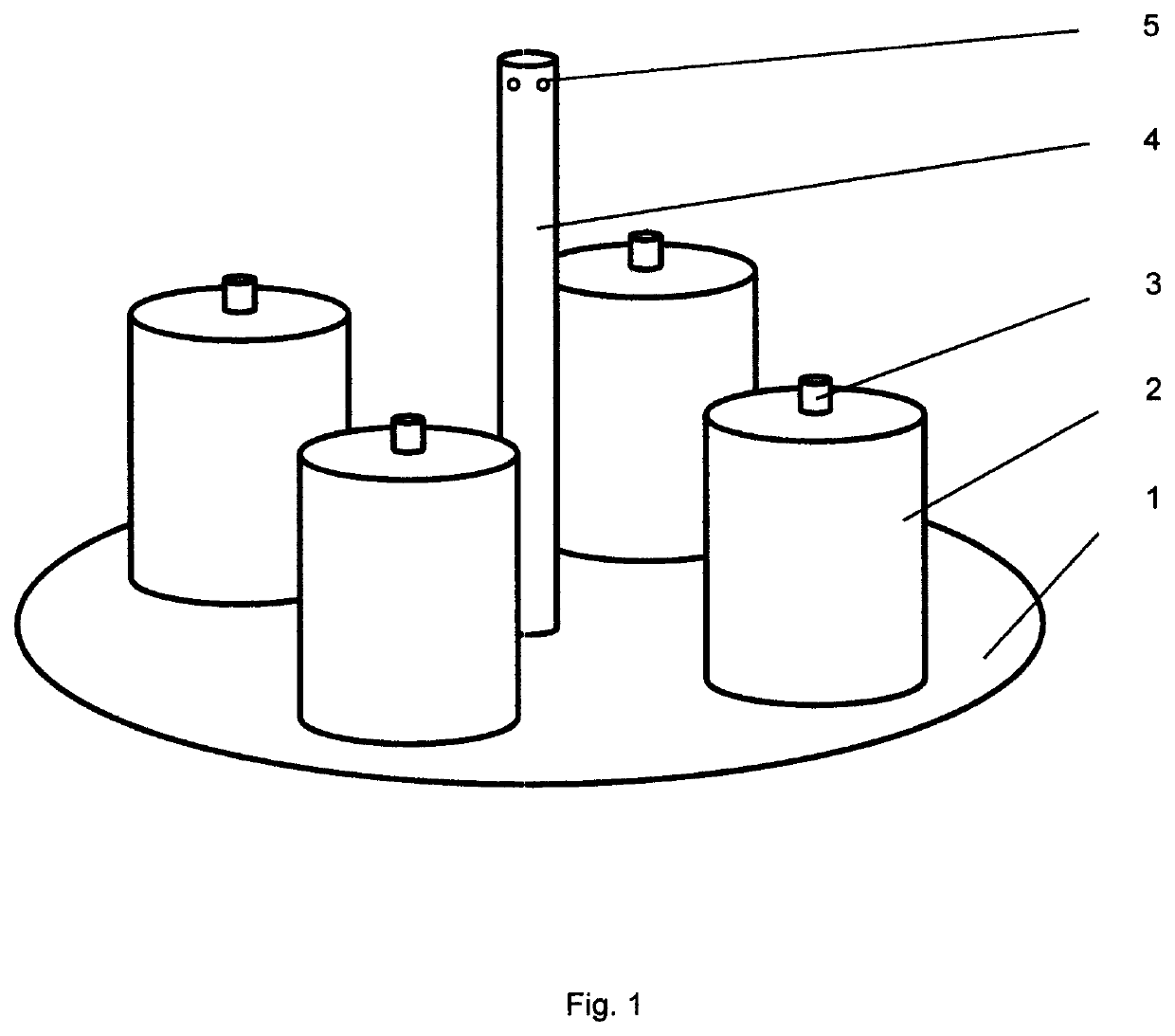 Helically winding apparatus and method in a production line for manufacturing a non-metallic armature