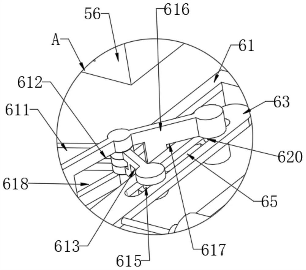 Automatic bundling device for logistics transportation parts