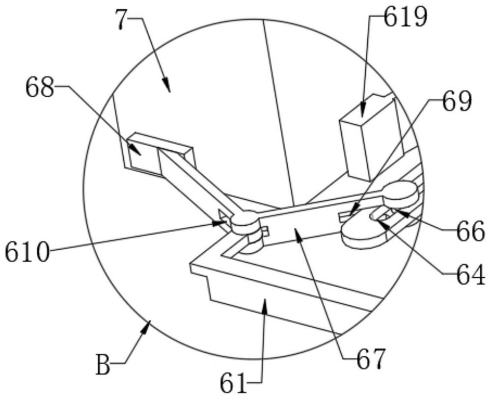 Automatic bundling device for logistics transportation parts