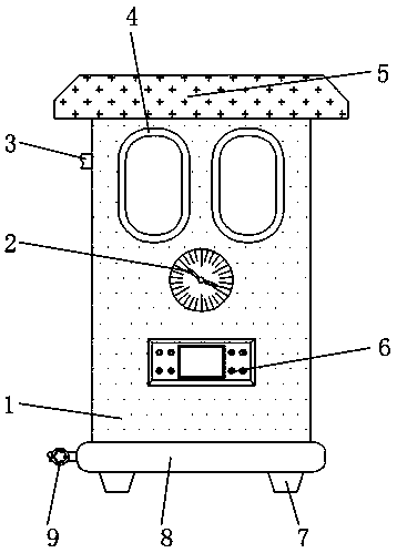 Glutaraldehyde solution preparation device