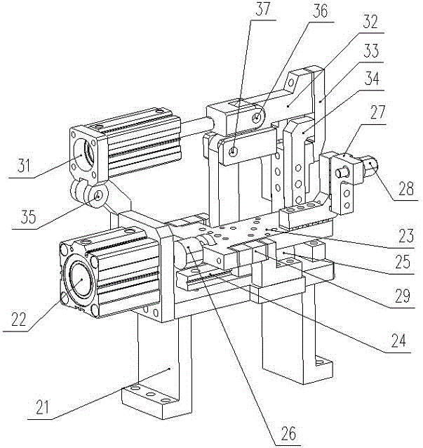 Overturning clamping device