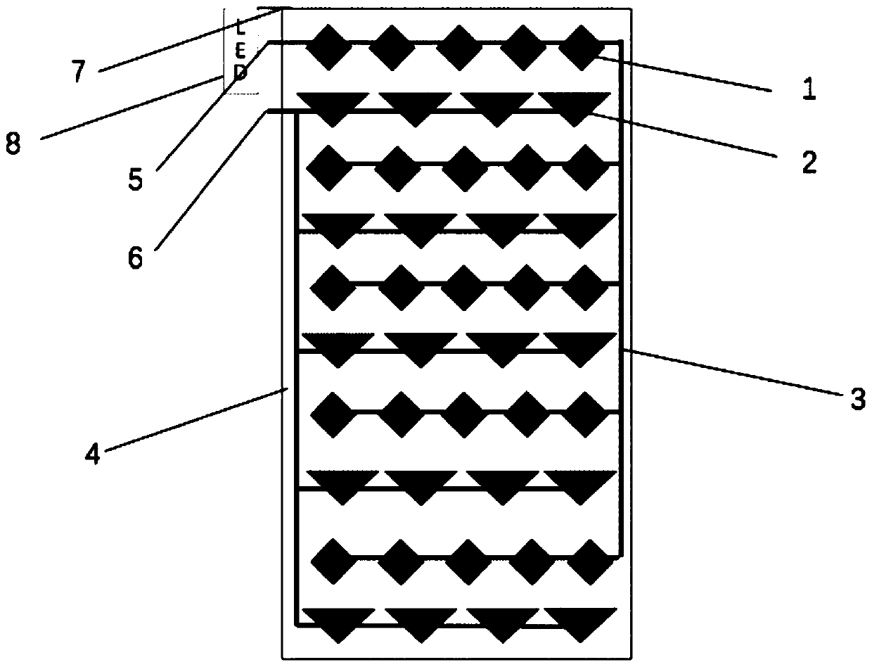 A graded human body balance ability training mat