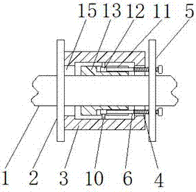 High-temperature high-rotating-speed rotor structure of permanent magnet motor