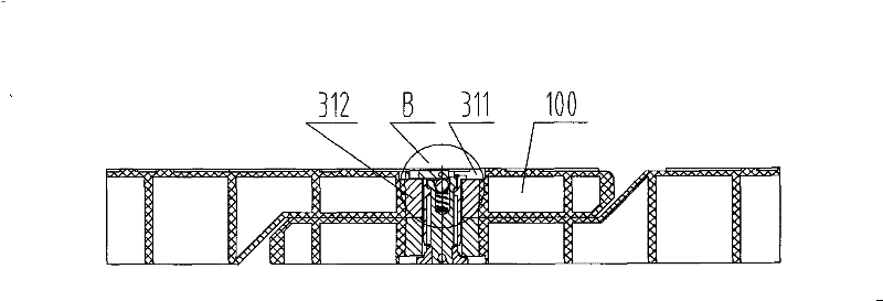 Emergency road slab made of composite material and mounting method thereof