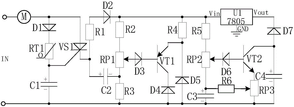 Centrifugal fan intelligent cooling protection self-starting control system