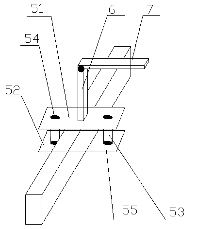 A temperature online detection device