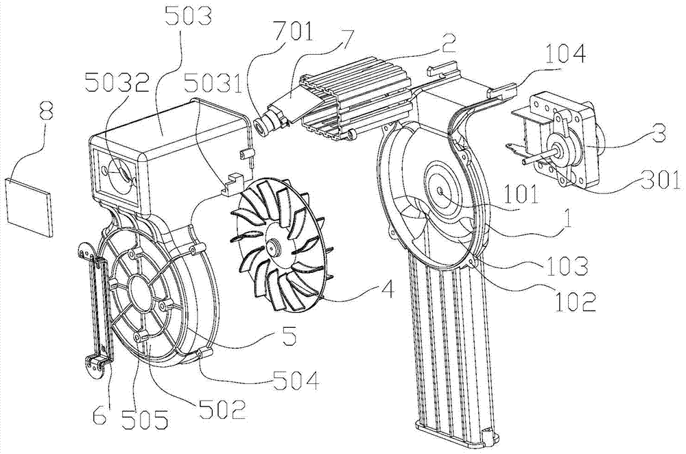 Camera system structure of household electric oven and household electric oven