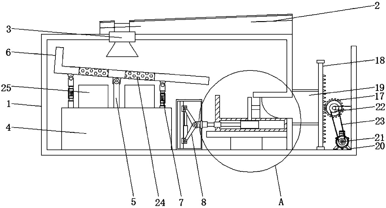 Steel ball production classifying and screening device