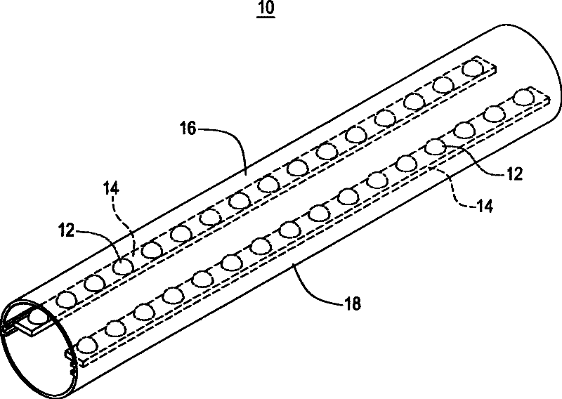 Reflection type light-emitting diode lamp