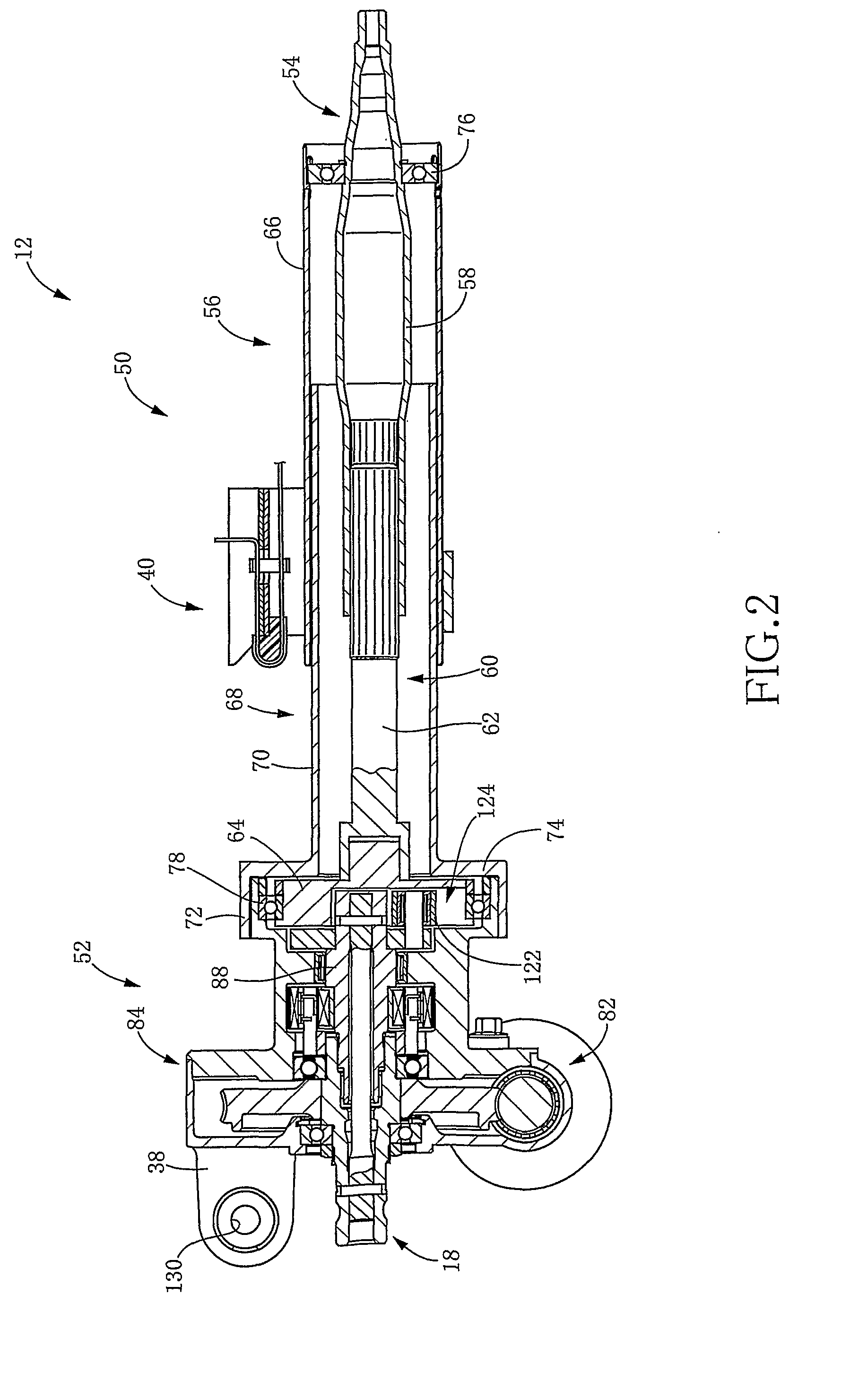 Steering-force transmitting apparatus for vehicle