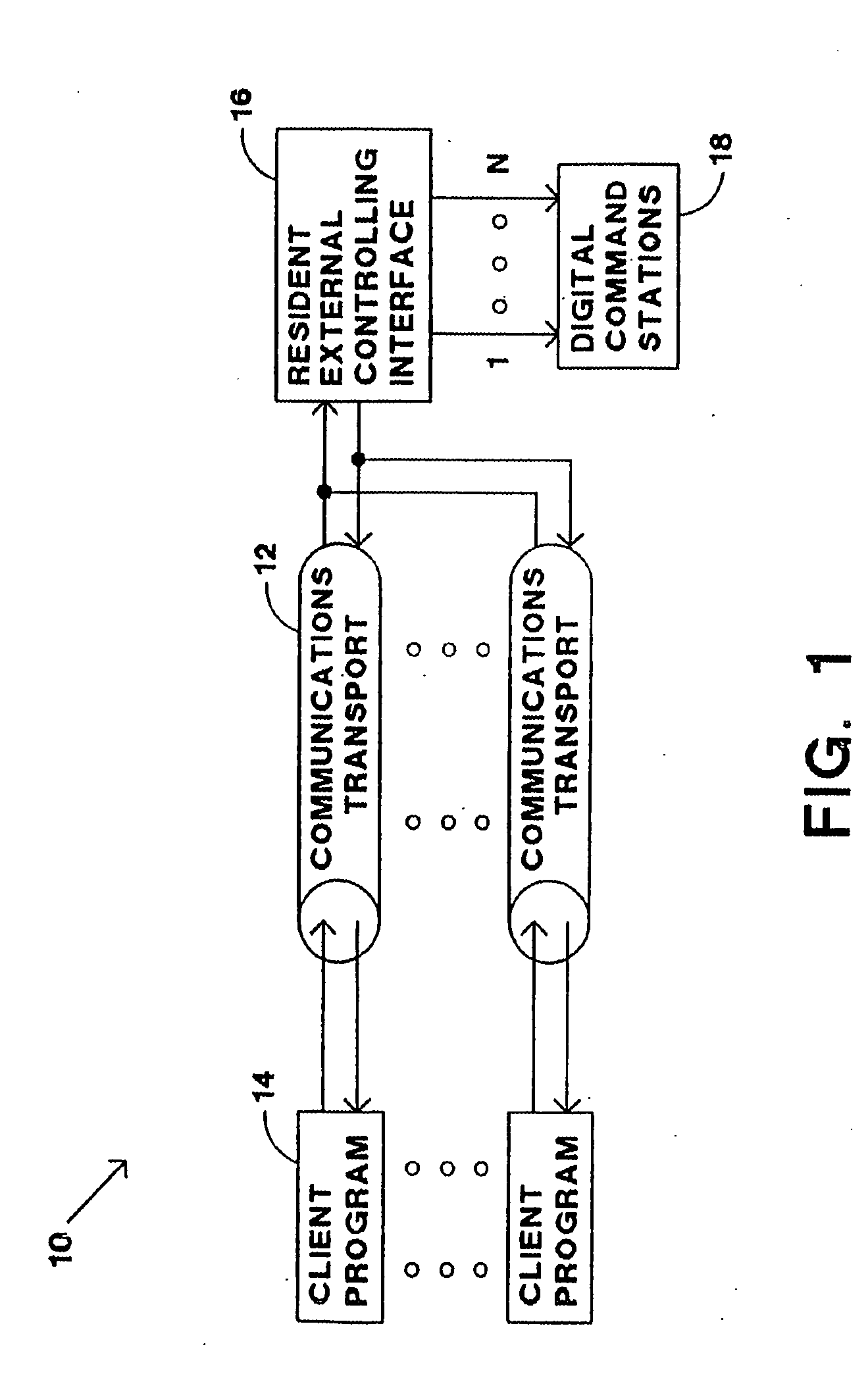 Model train control system