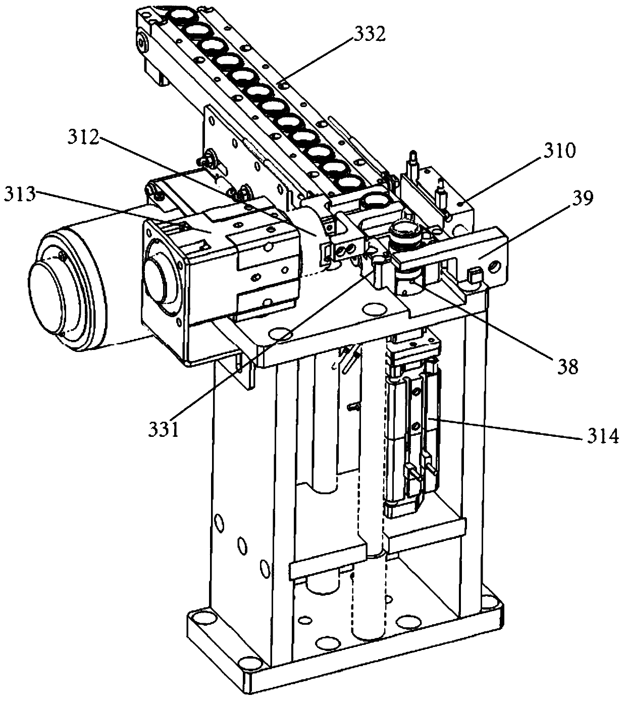 Small-sized bearing press-fitting equipment