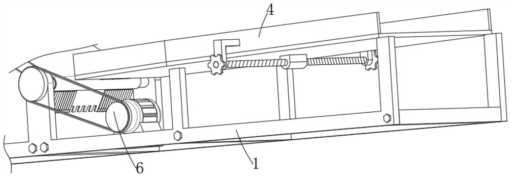 A feeding device for cleaning aluminum rods