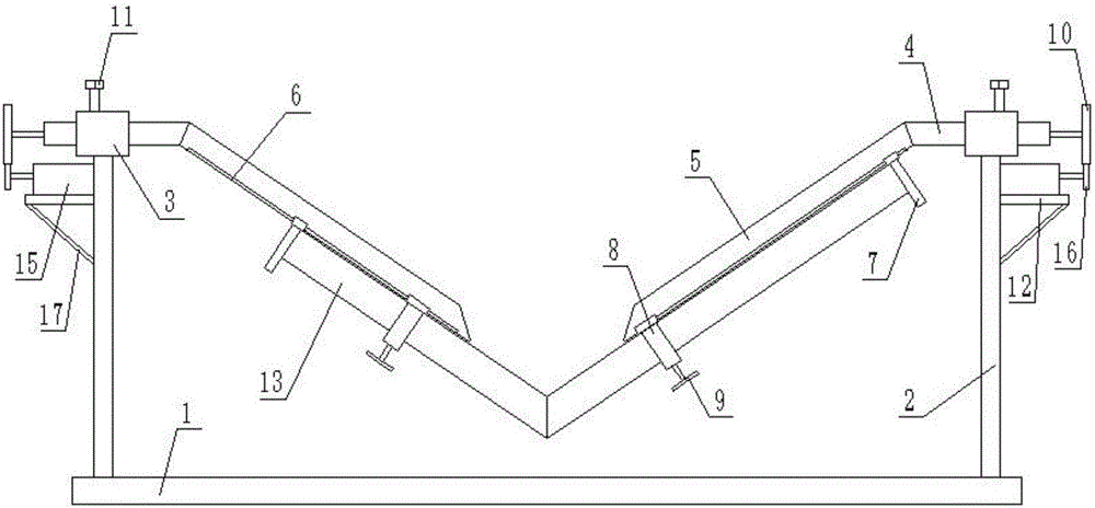 Electrically driven turnover welding device for bent pipes