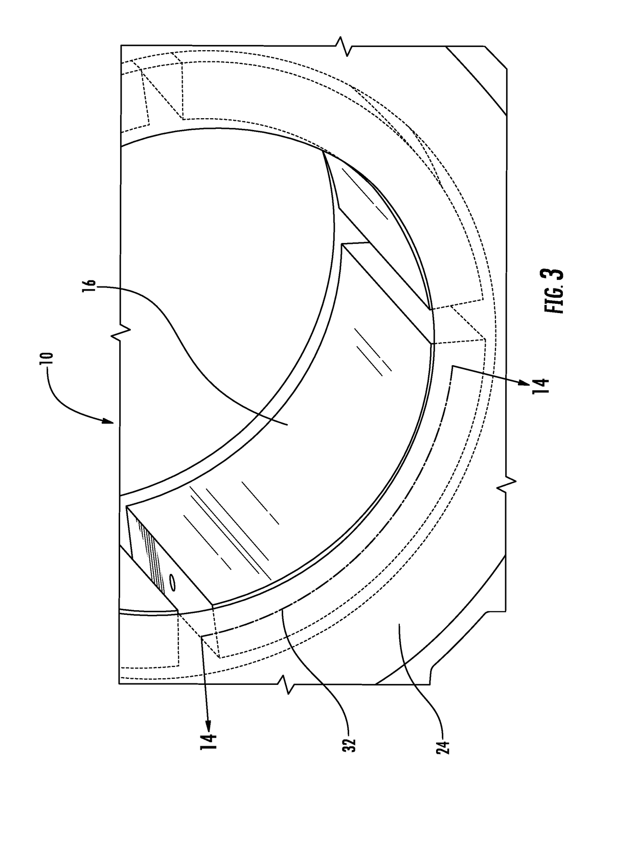 Bearing shoe for supporting a rotor journal in a turbine engine