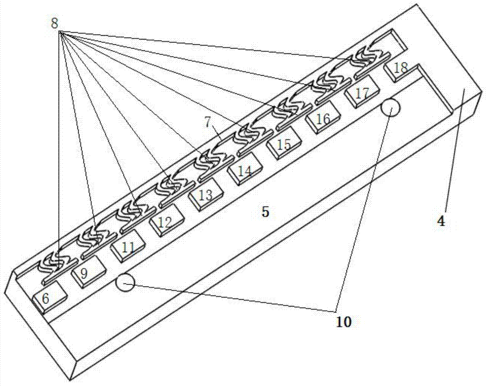 Workpiece holder in ultrasonic testing equipment and positioning method