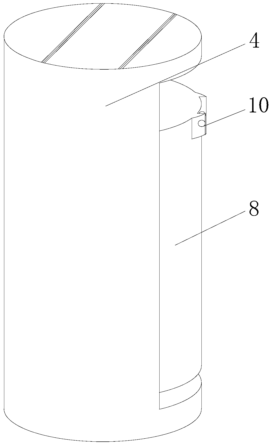 Centrifugal vibrating rod easy to control