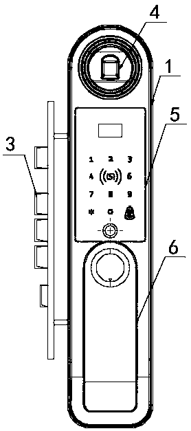 Intelligent lock capable of talking