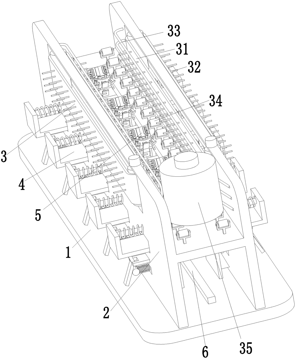 Fixed conveying machine for medical pharmacy