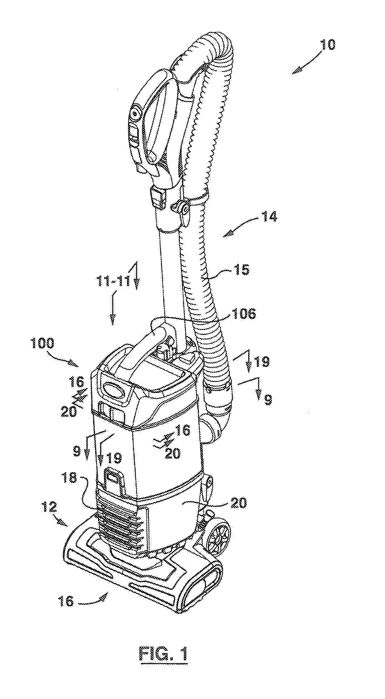 Cyclone assembly for surface cleaning apparatus and a surface cleaning apparatus having same