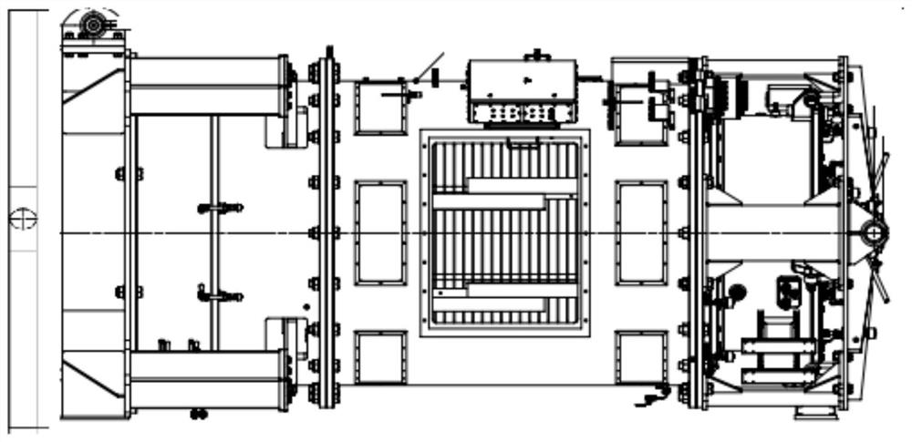 Vertical motor single-lifting-point turning-over auxiliary device and turning-over process