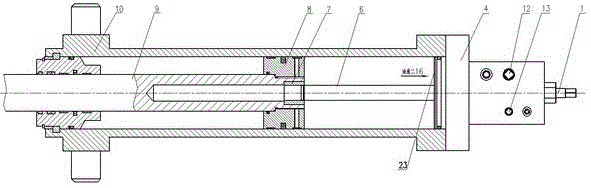 Hydraulic cylinder capable of adjusting throttling and cushioning stroke in two stages