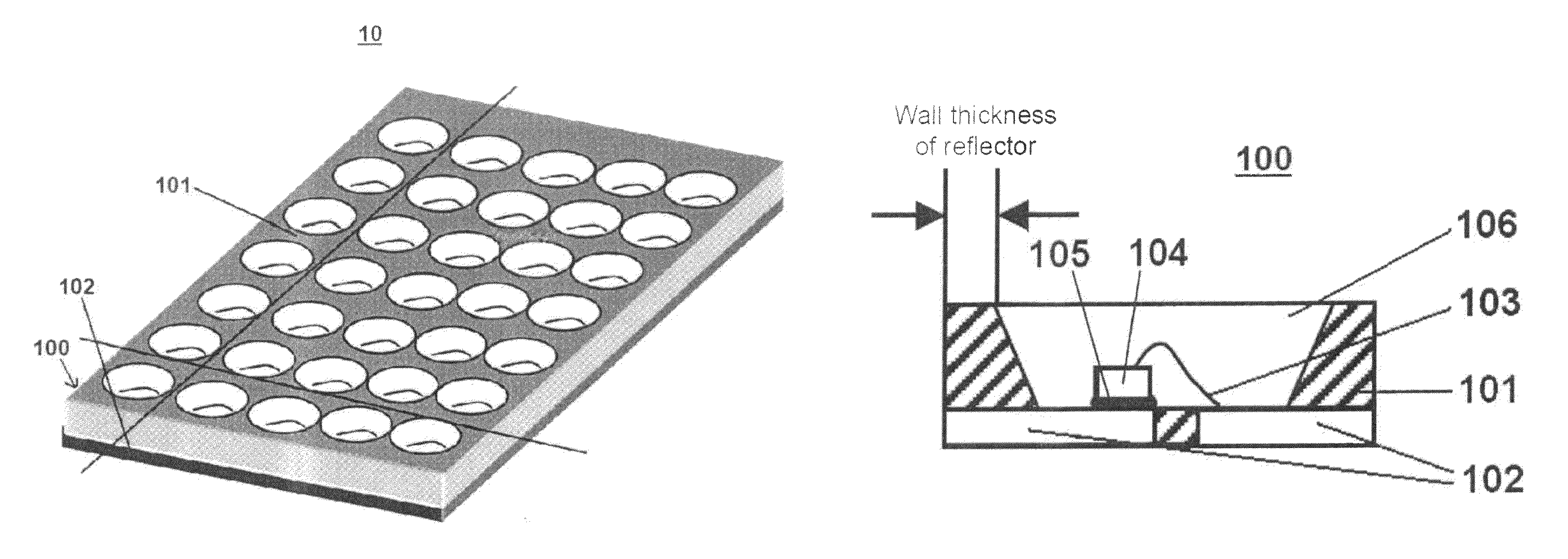 White thermosetting silicone resin composition for a light-emitting semiconductor device and a case for installing a light-emitting semiconductor element