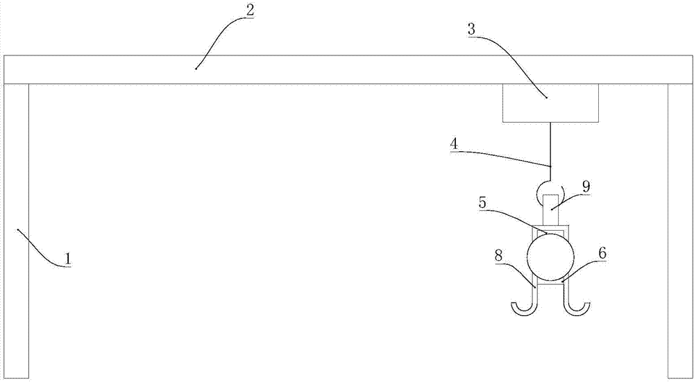 Novel re-beaming machine feeding device